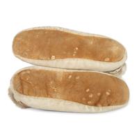 Metis Cree Embroidered Hide Moccasins
