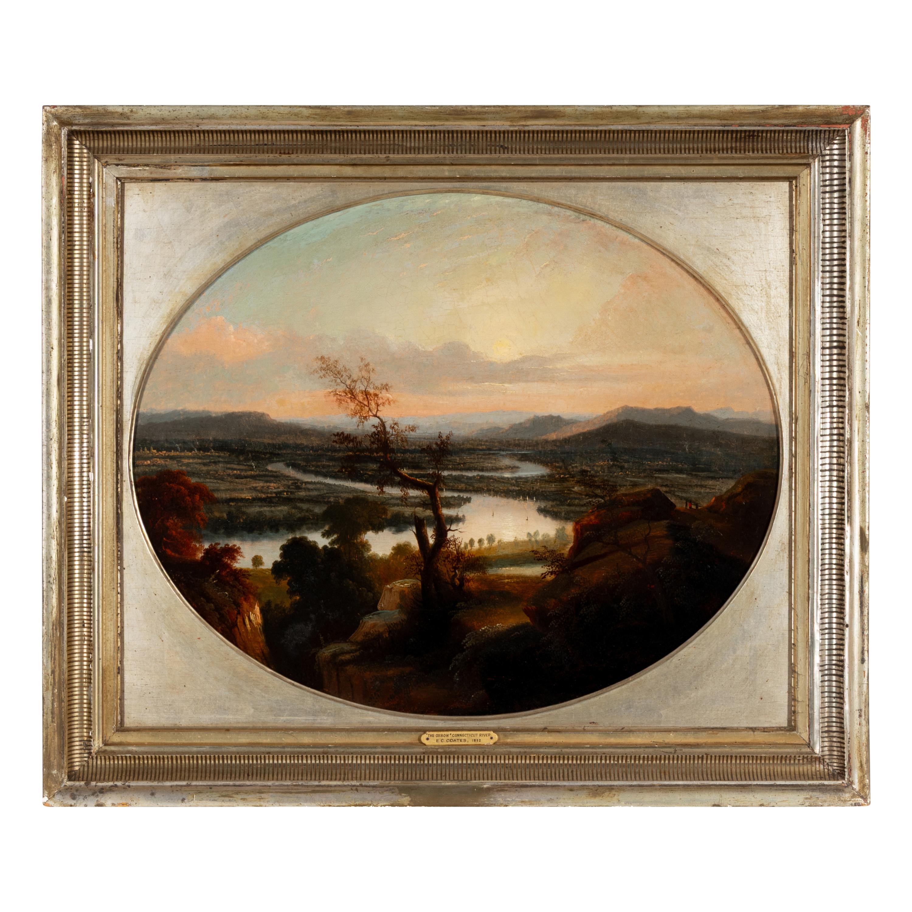 Edmund C. Coates (English, 1816-1871), A View of "The Oxbow", Connecticut River