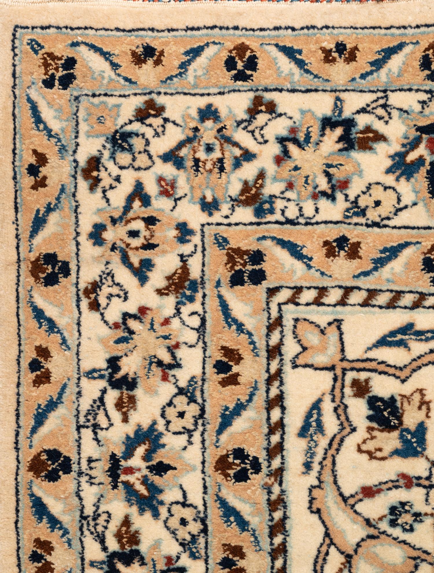 A Nain Wool Rug