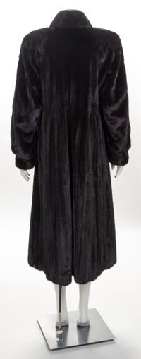 A Birger Christensen Dark Brown Mink Coat, No size.