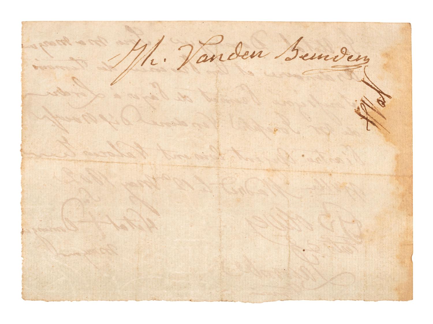 [NEW MADRID, MISSOURI]. Promissory note payable in "piastres argent." New Madrid, MO, [Louisiana, New France], 12 May 1802.