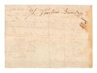 [NEW MADRID, MISSOURI]. Promissory note payable in "piastres argent." New Madrid, MO, [Louisiana, New France], 12 May 1802.