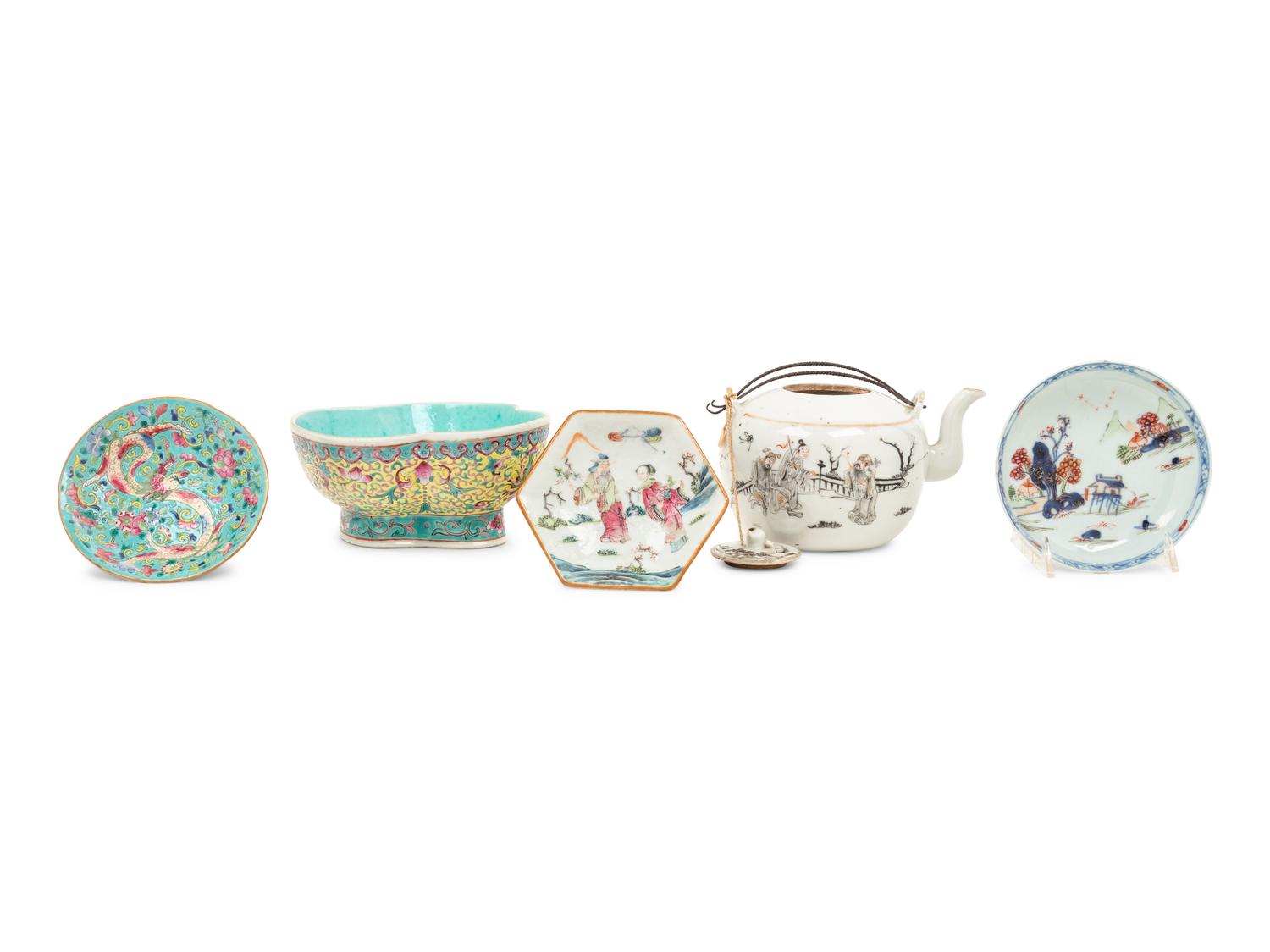 Five Chinese Porcelain Articles