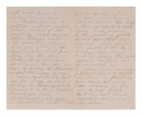 [CIVIL WAR]. Letter postmarked from Gettysburg describing the conditions of the battlefield four months post engagement. "Gettysburg," 30 October 1863.