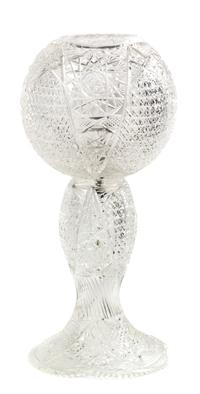 An American Brilliant Cut Glass Lamp Height 21 1/2 inches. — LATE 19TH/EARLY 20TH CENTURY