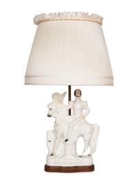 A Pair of Large Staffordshire Figures Depicting The Duke and Duchess of Cambridge and Associated Staffordshire Dog