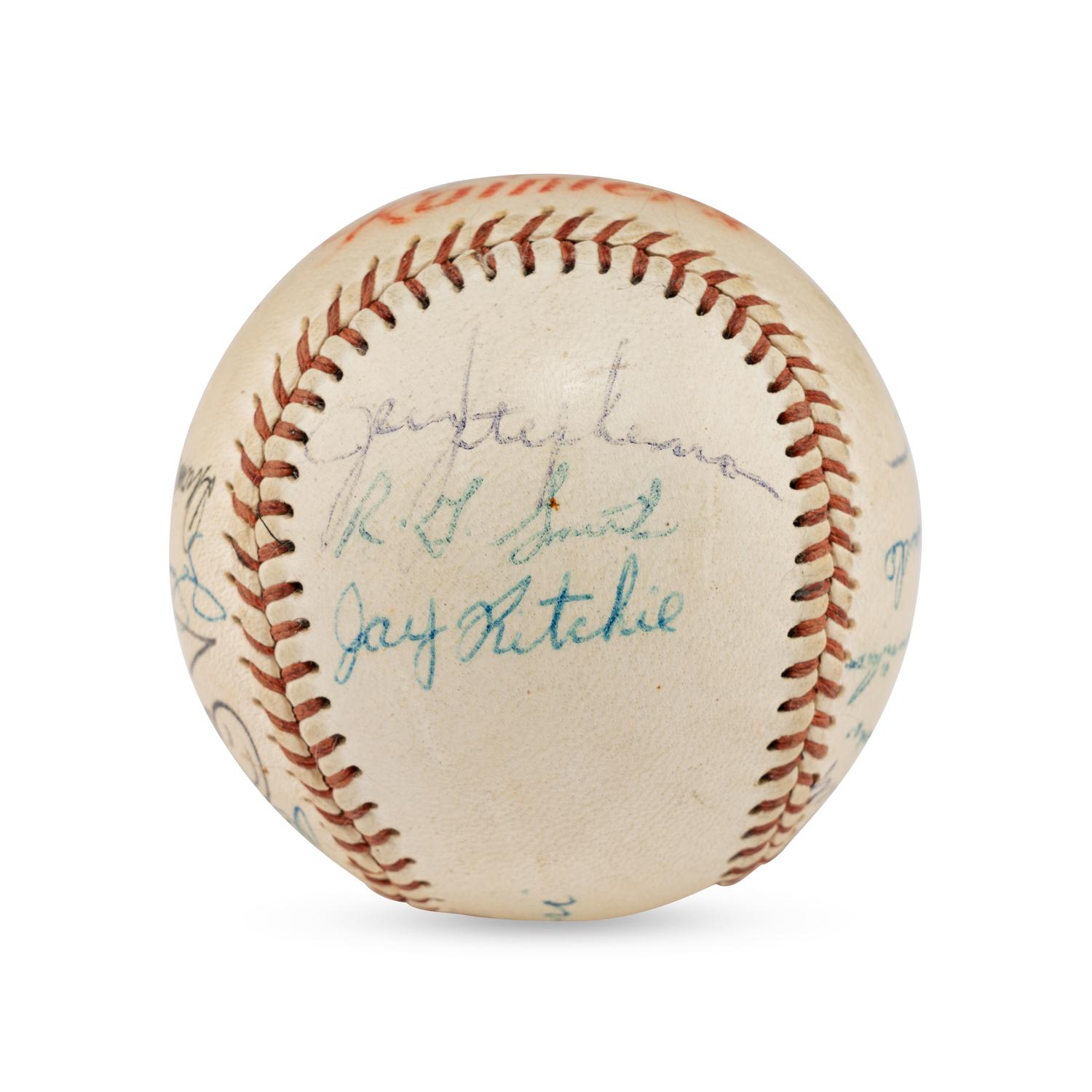 A 1964 Seattle Rainers Team Signed Autograph Baseball