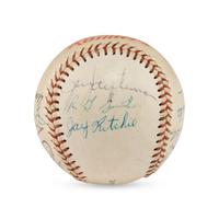 A 1964 Seattle Rainers Team Signed Autograph Baseball