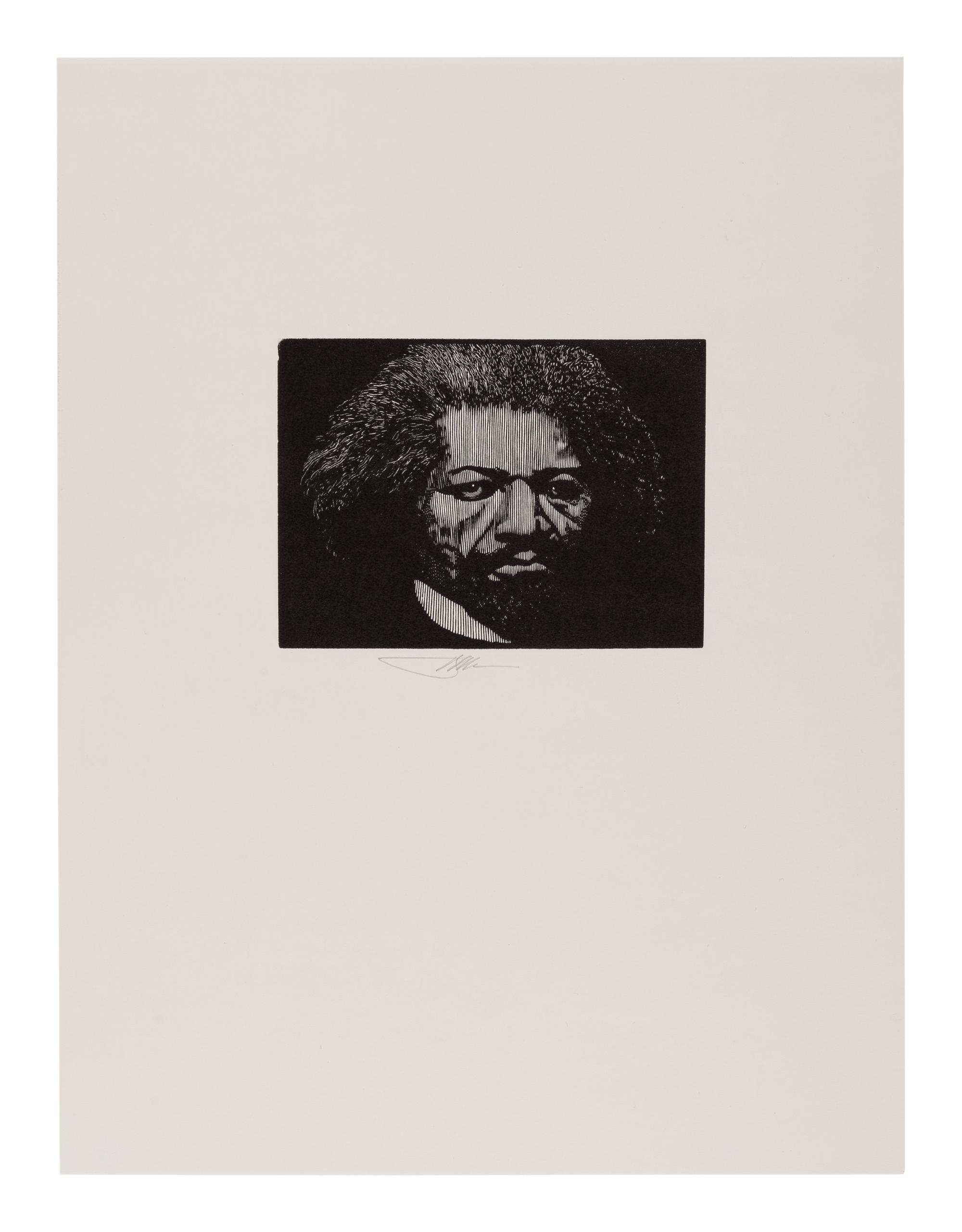 [PORTRAITS—AUTHORS]. Group of 27 wood-engraved portraits of authors (including duplicates and proof variants) from various works or suites by Barry Moser, various sizes and papers, EACH SIGNED BY MOSER in pencil. Includes: Dante, Poe, Twain, Lewis Carroll, Stoker, Wilde, Melville, Baum, Mary Shelley, Stevenson and many others.