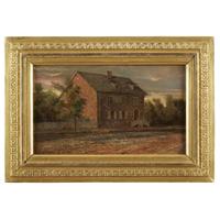 Thomas Otter (1832-1890) Two works: Washington's Headquarters near Hartsville, Bucks Co. and a House near Bethlehem, PA