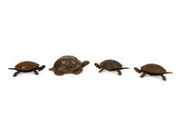 Three Iron Tortoise Desk Bells
