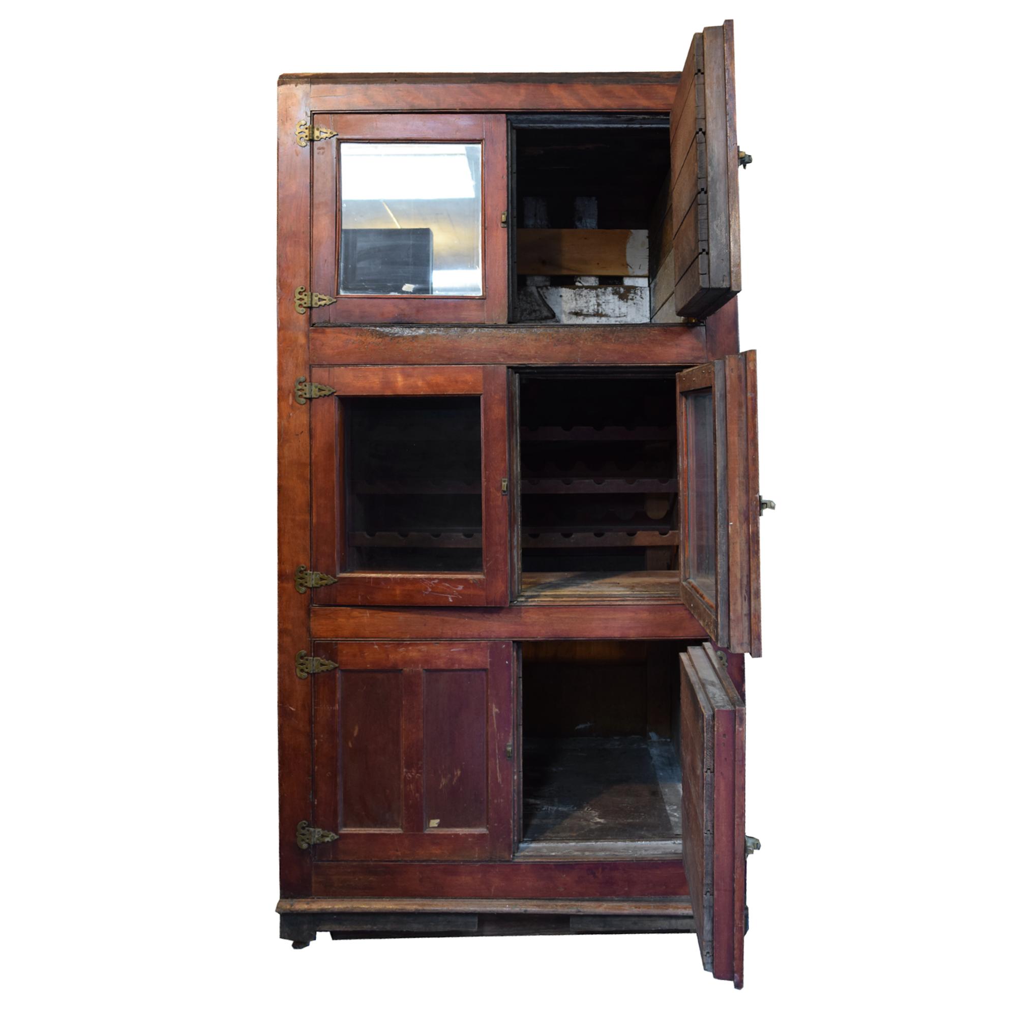 A Six Door Beer/Liquor Cooler 50" W x 36" D x 99" H — United States