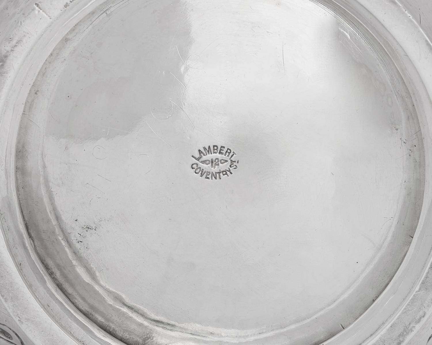 A Charles II Style Britannia Silver Covered Porringer