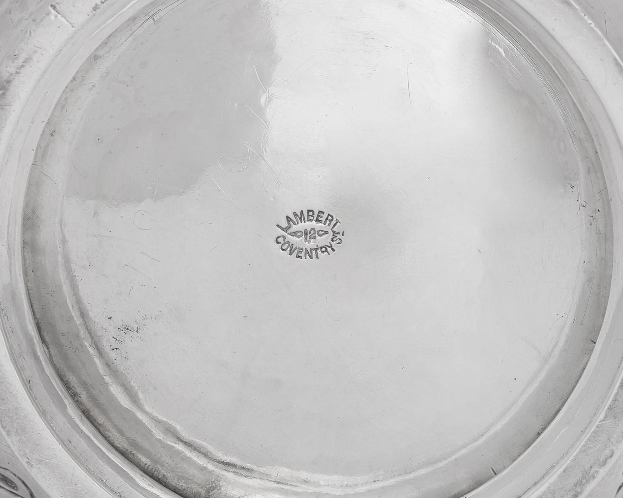 A Charles II Style Britannia Silver Covered Porringer