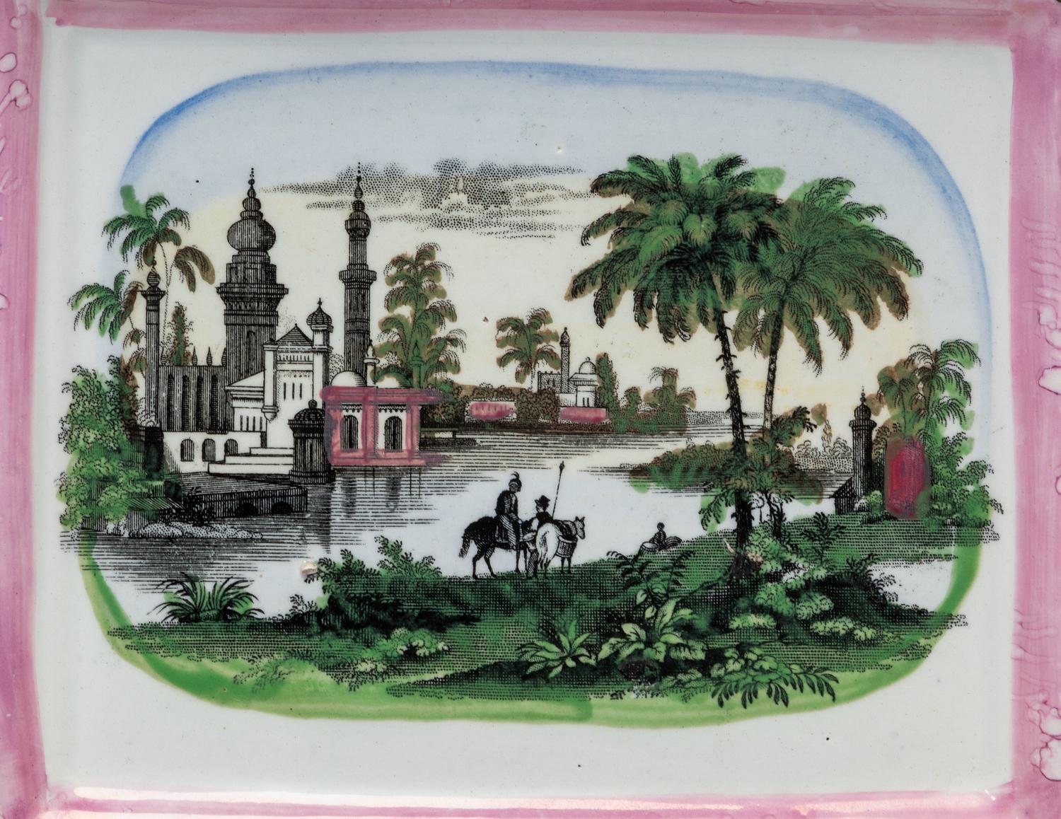 Three Sunderland Luster Pictorial Plaques