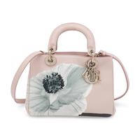 Christian Dior, Small Diorissimo Bag in Pale Pink Floral-Print Leather