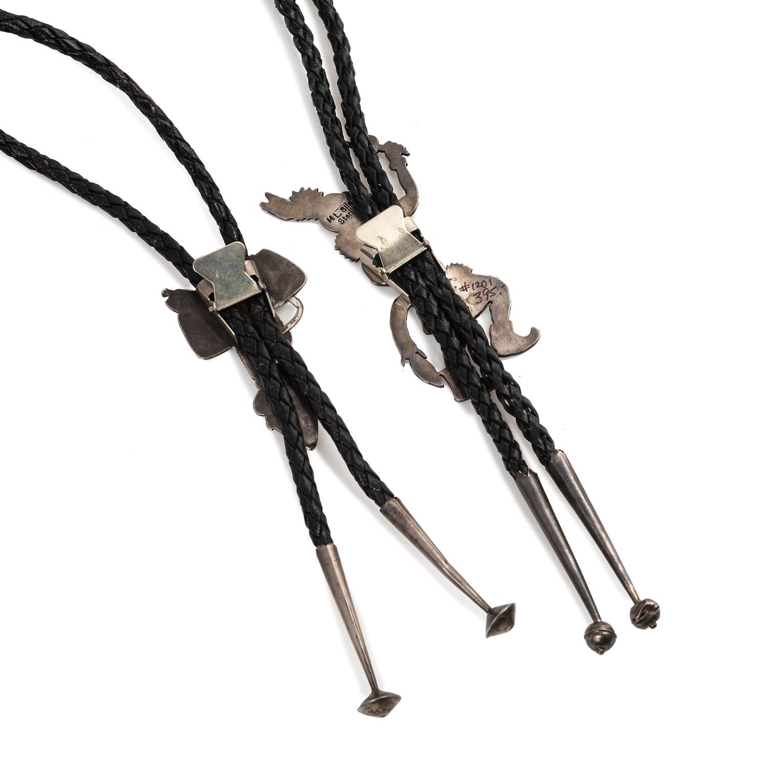 Navajo Silver Bolo Ties