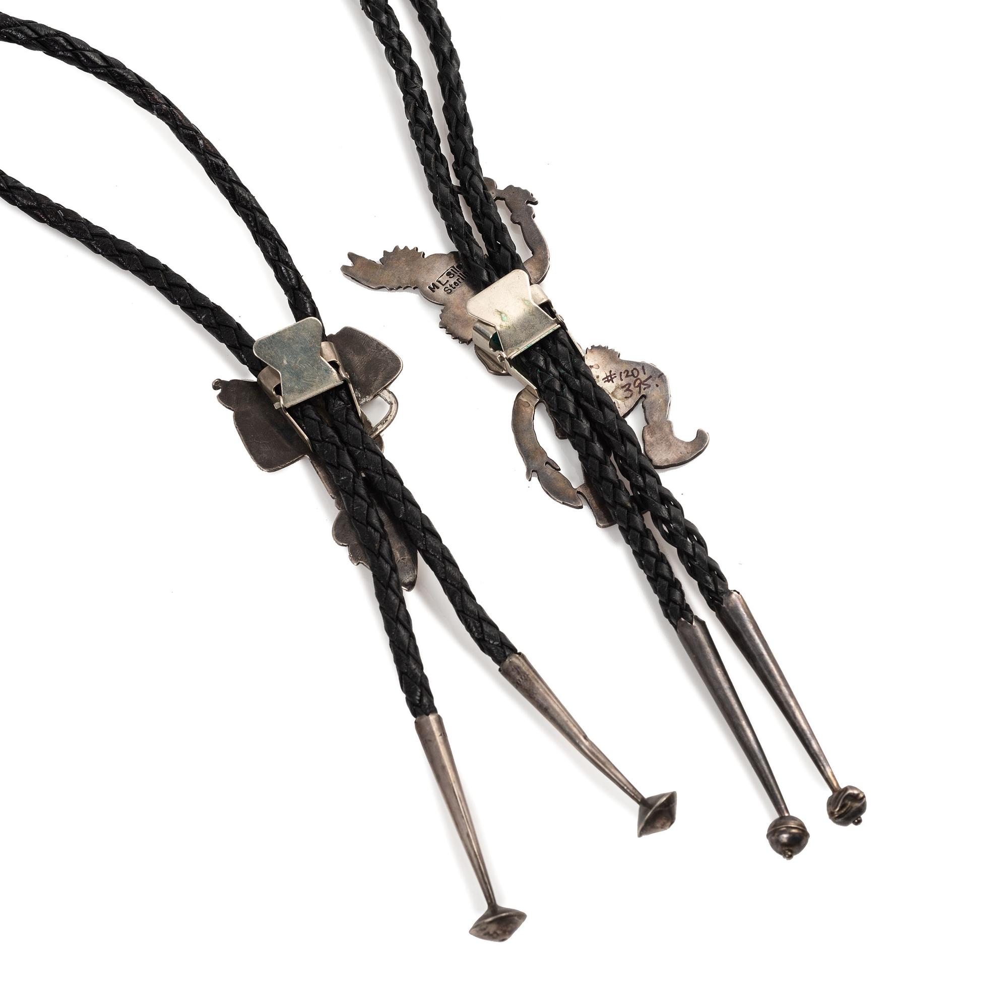 Navajo Silver Bolo Ties