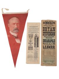 [BRYAN, William Jennings (1860-1925)]. Photographs and campaign ephemera.