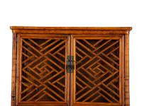 An Asian Design Bamboo Cabinet — 20th Century
