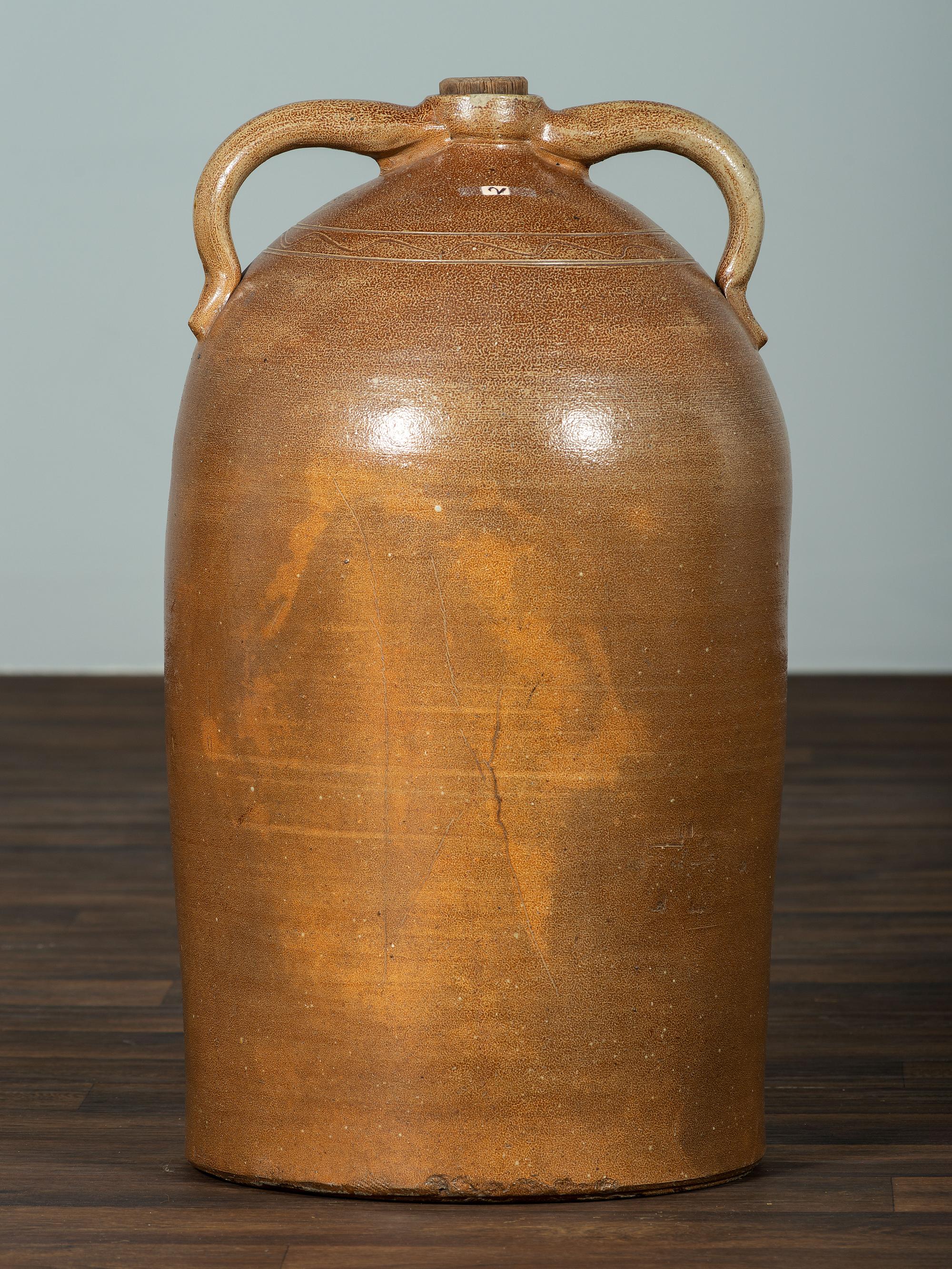 A Massillon Stoneware Co. Twenty-Gallon Cooler