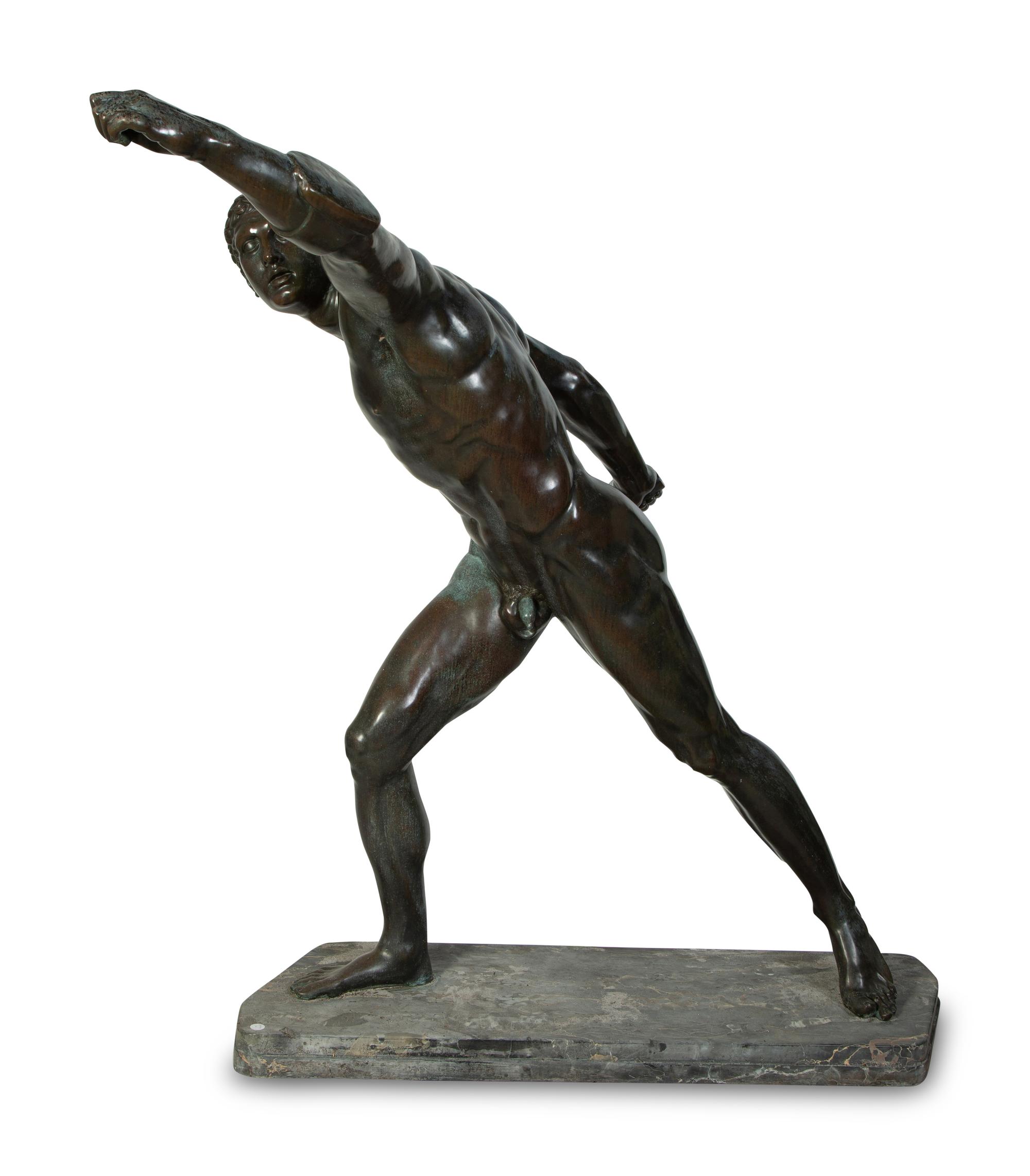 After Agasias of Ephesos (Greek, active 100 BC), The Borghese Gladiator — 19TH CENTURY