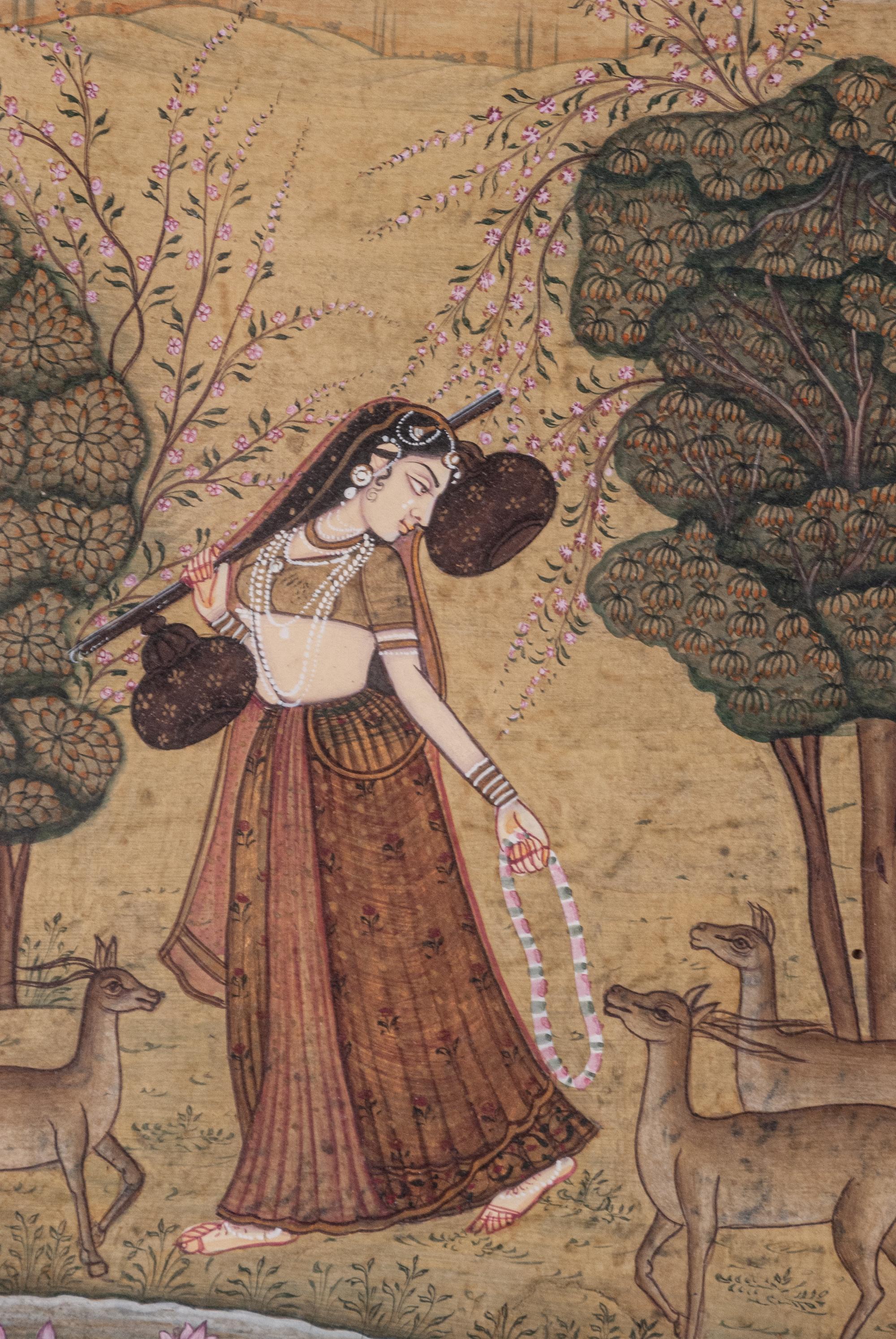 Four Indian Miniature Paintings