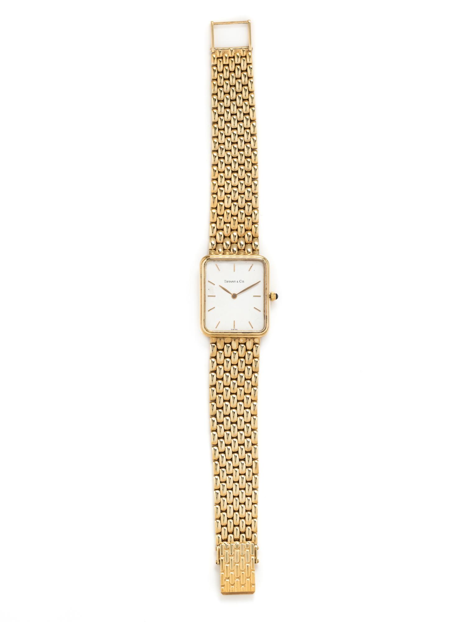TIFFANY & CO., 14K YELLOW GOLD WRISTWATCH