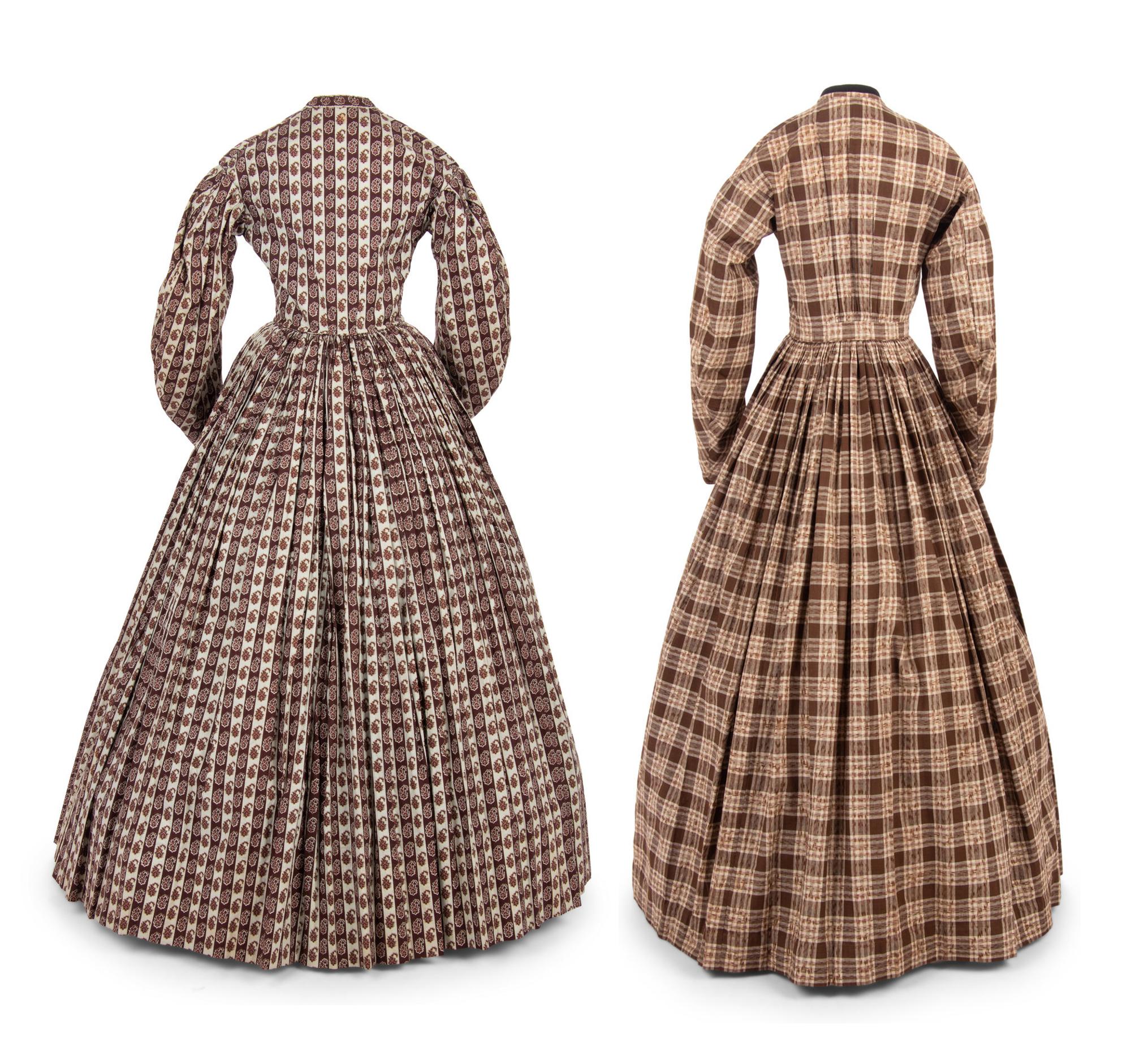 Two Day Dresses, 1860s