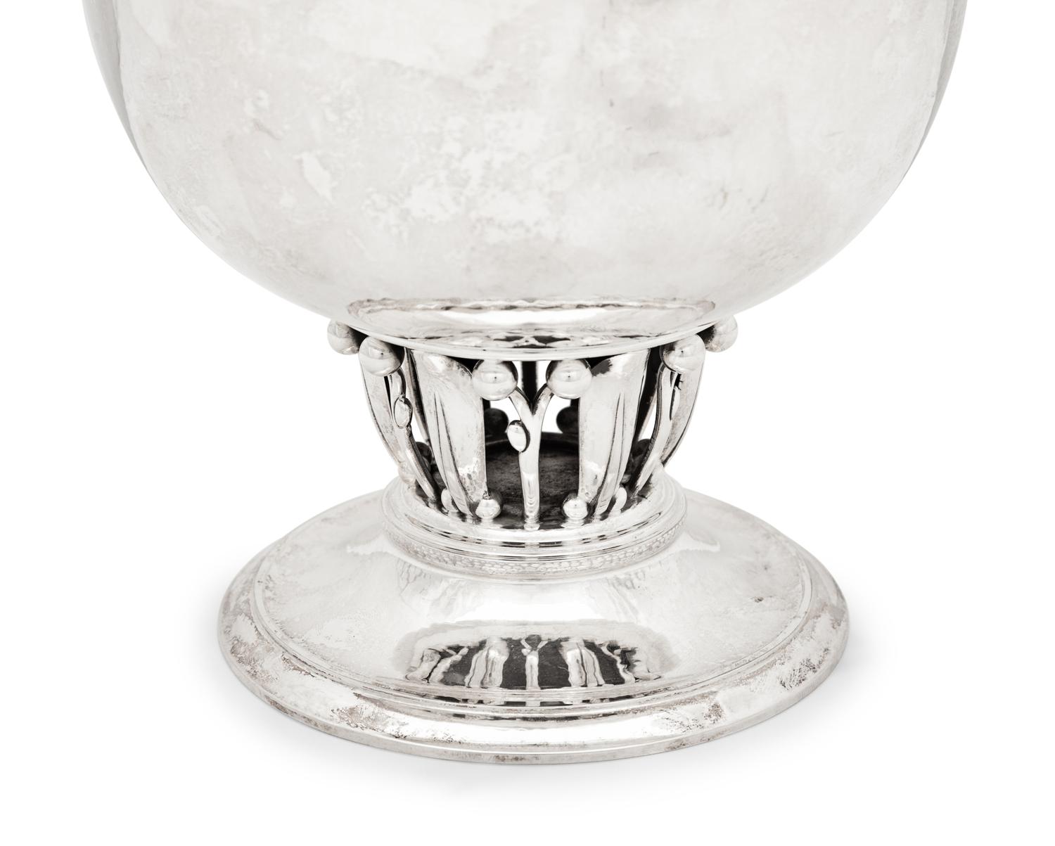 A Georg Jensen Silver Footed Centerpiece Bowl