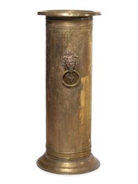 A Continental Brass Umbrella Stand