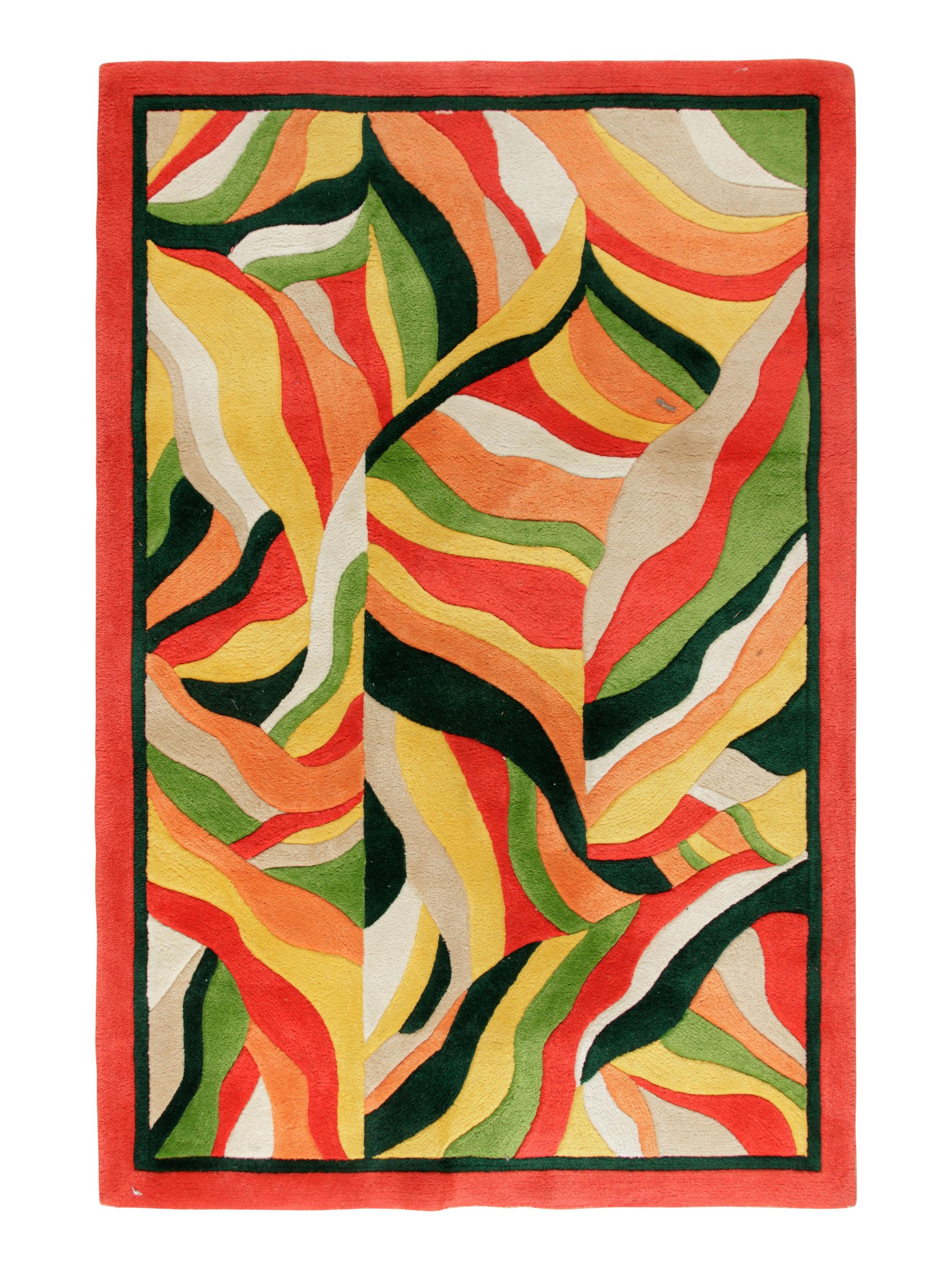 A Contemporary Wool Area Rug