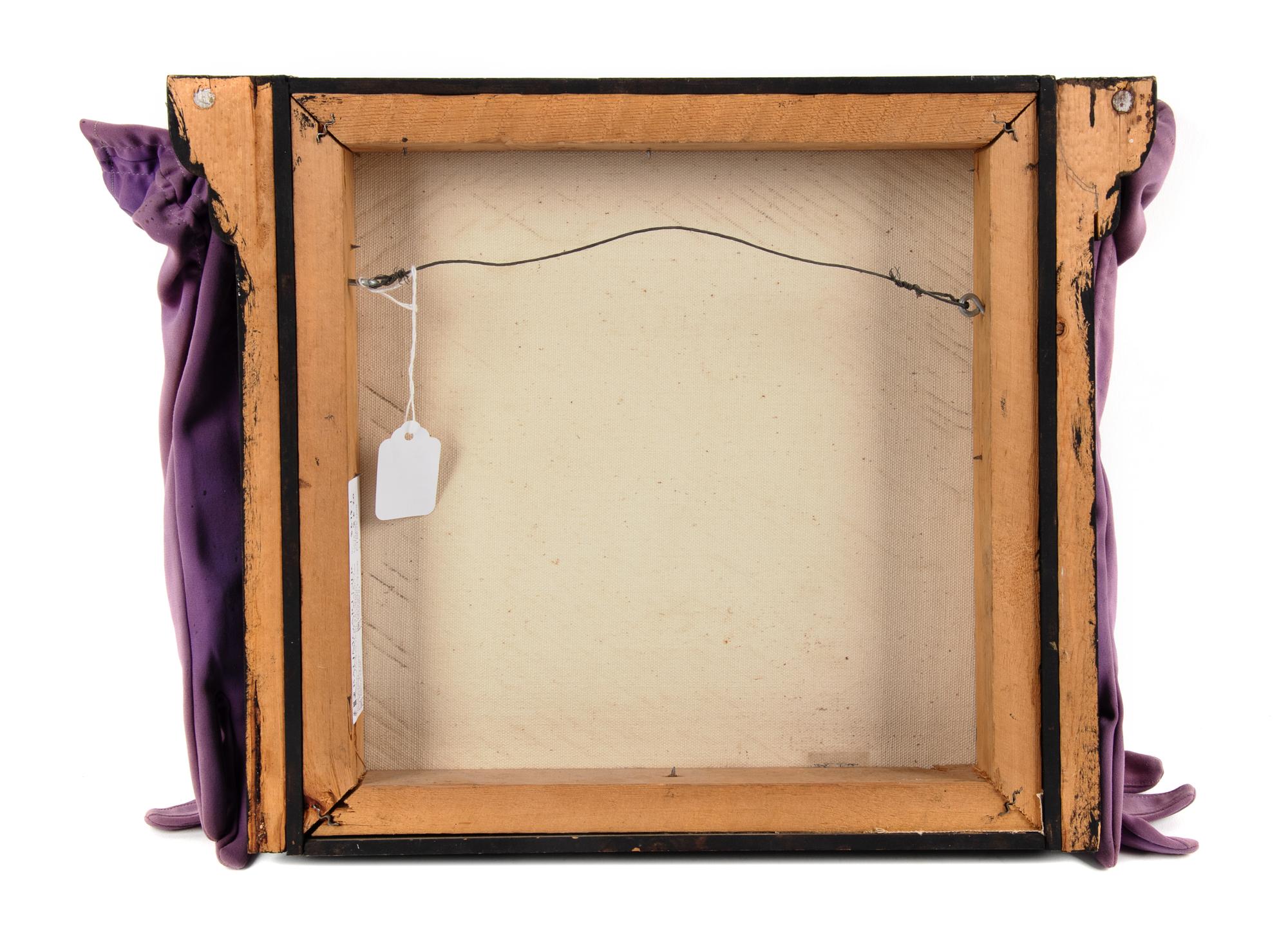 Untitled (Stepped Stage with Velvet Glove Curtain s), c. 1970