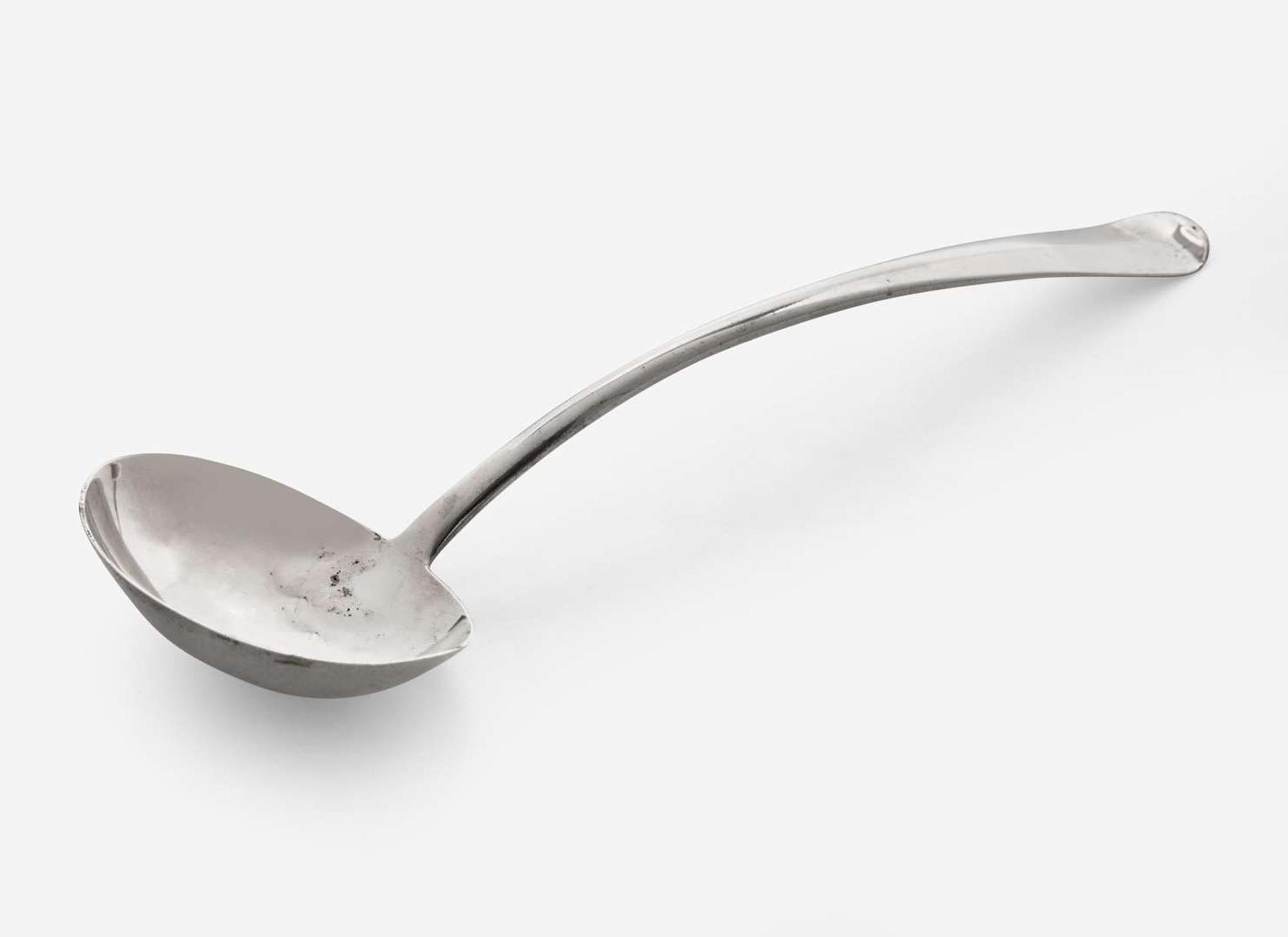 A rare silver punch ladle, Tobias Stoutenburg (1700-1759), New York, NY, circa 1740