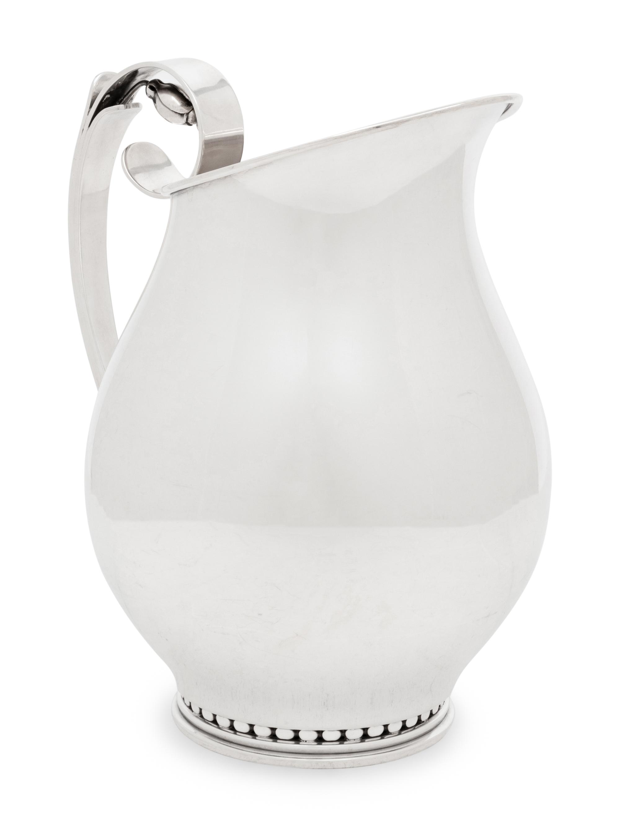 An Alphonse LaPaglia Silver Water Pitcher