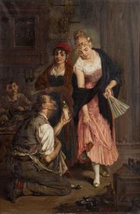 At the Cobbler's , 1895