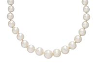 CULTURED PEARL AND DIAMOND NECKLACE