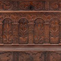 An Italian Walnut Cassone