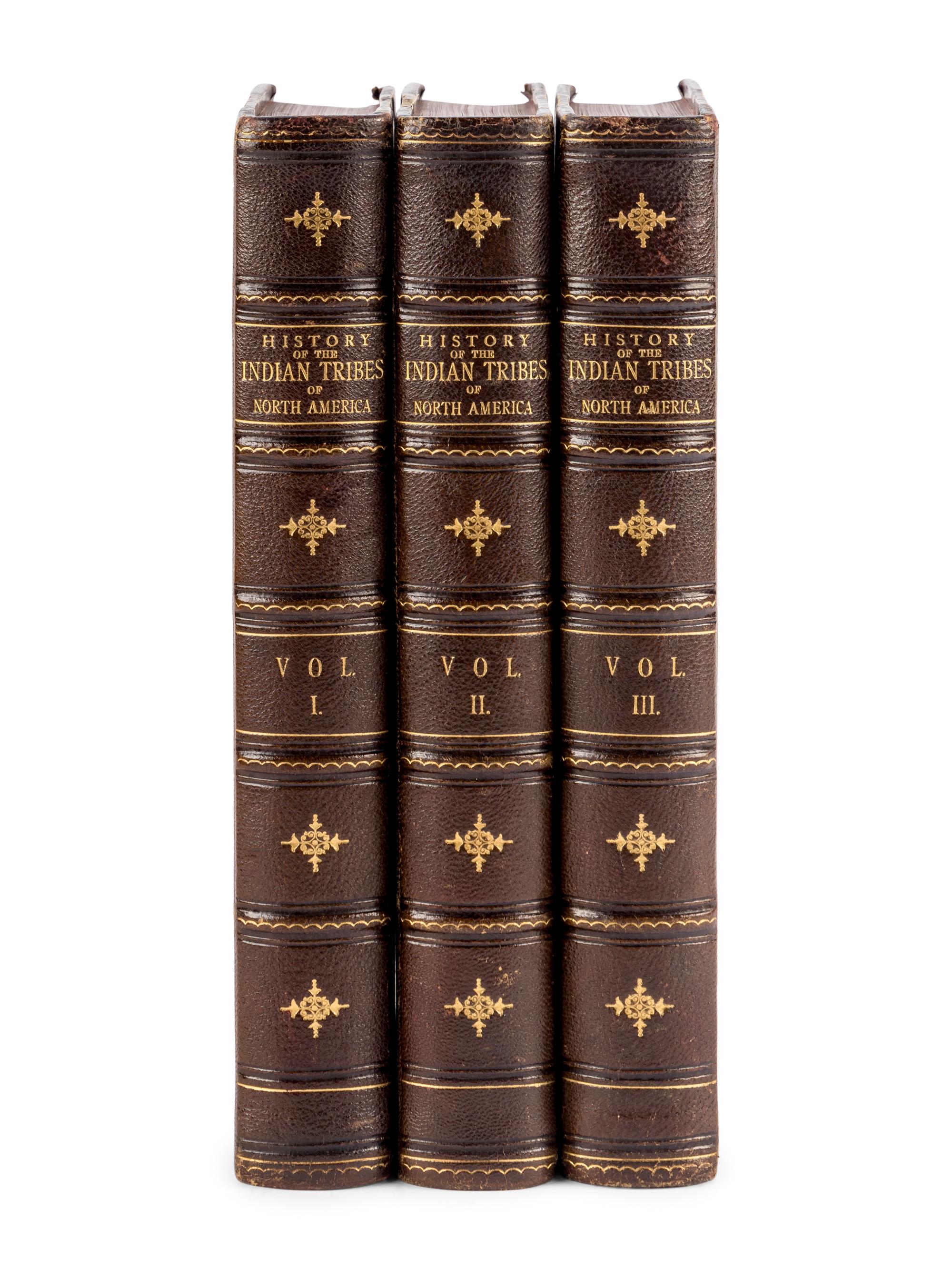MCKENNEY, Thomas Loraine (1785-1859) and HALL, James (1793-1868). History of the Indian Tribes of North America. Philadelphia: J. T. Bowen, 1848-1850.