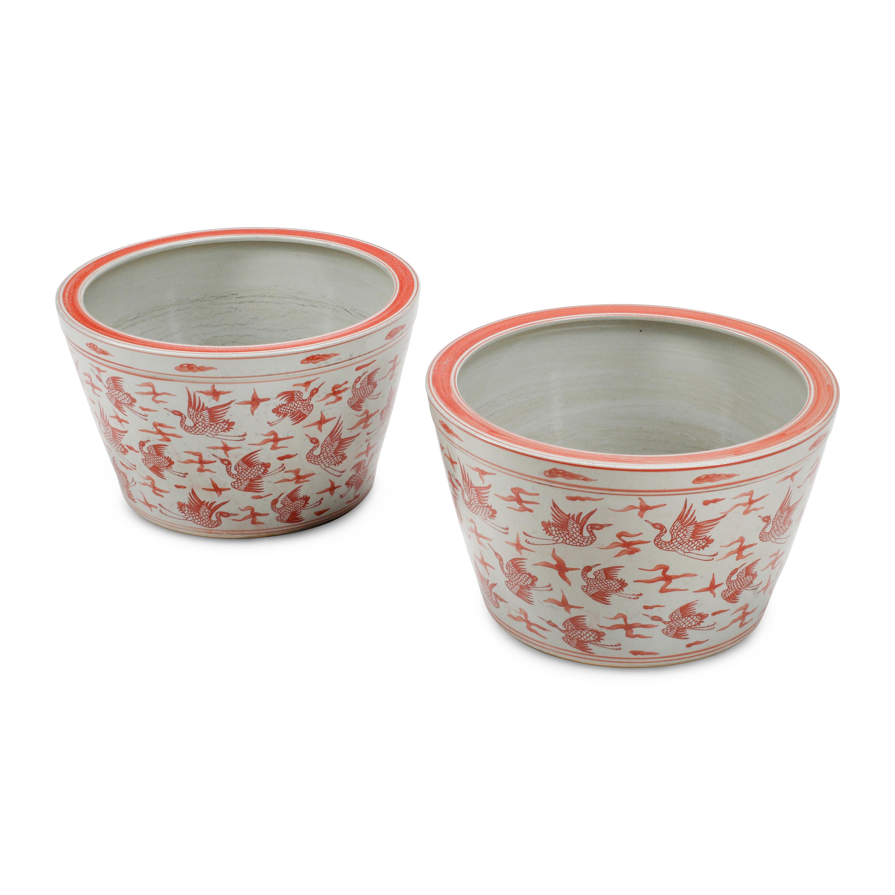 A Pair of Chinese Porcelain Garden Seats