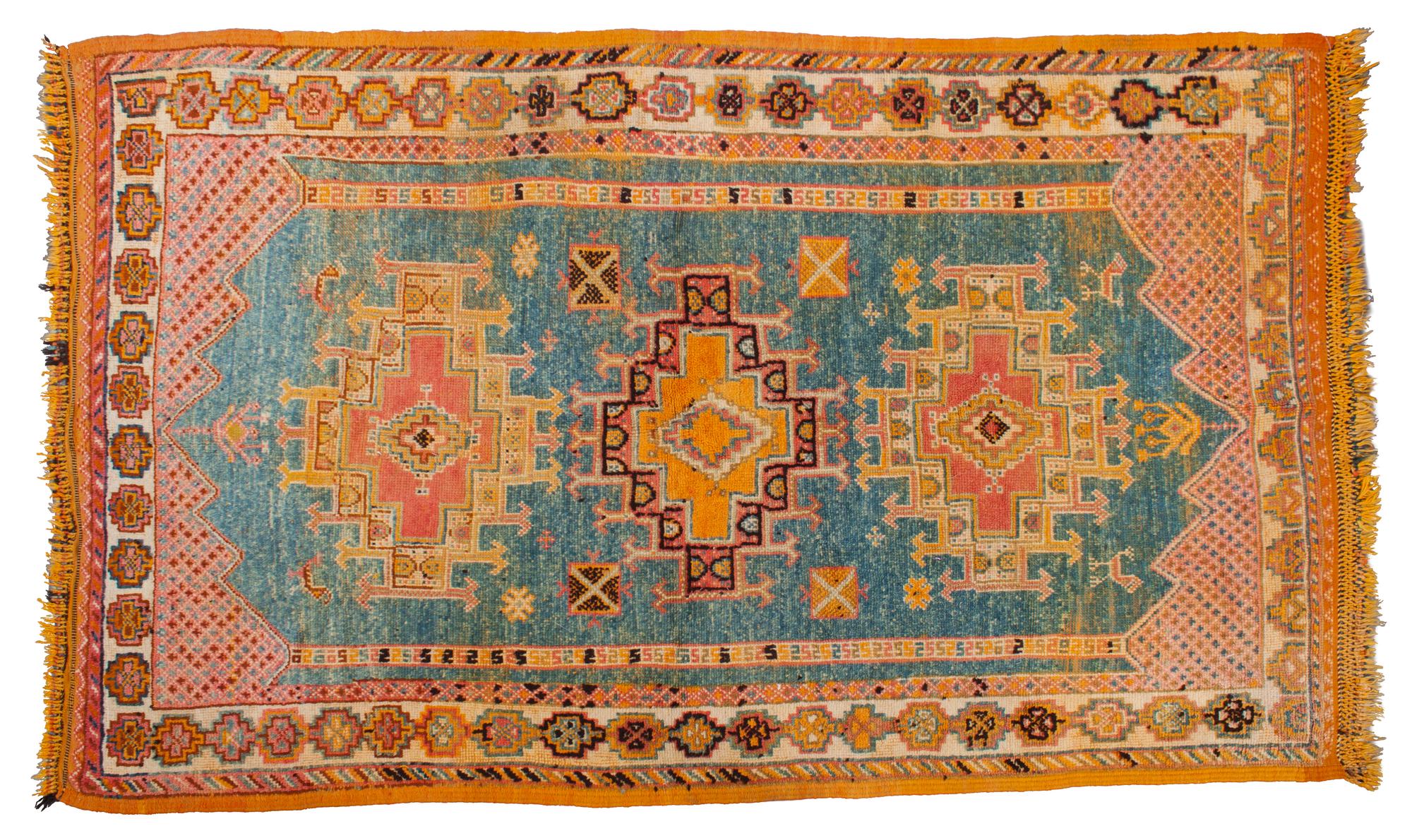 A Moroccan Rug 7 feet 10 inches x 4 feet 9 inches. — 19TH CENTURY