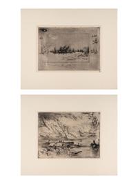Les Esprits des Villes-Mortes and Le Port aux Mouettes (two works), 1886