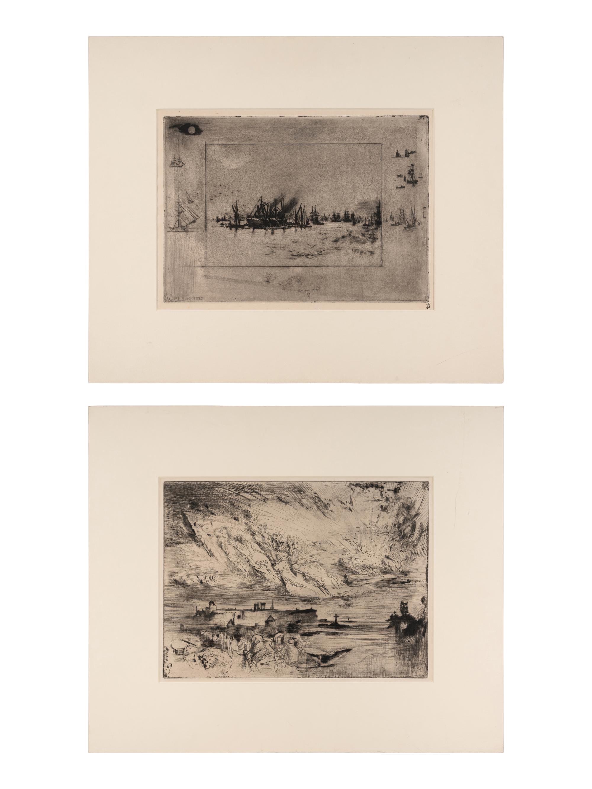 Les Esprits des Villes-Mortes and Le Port aux Mouettes (two works), 1886