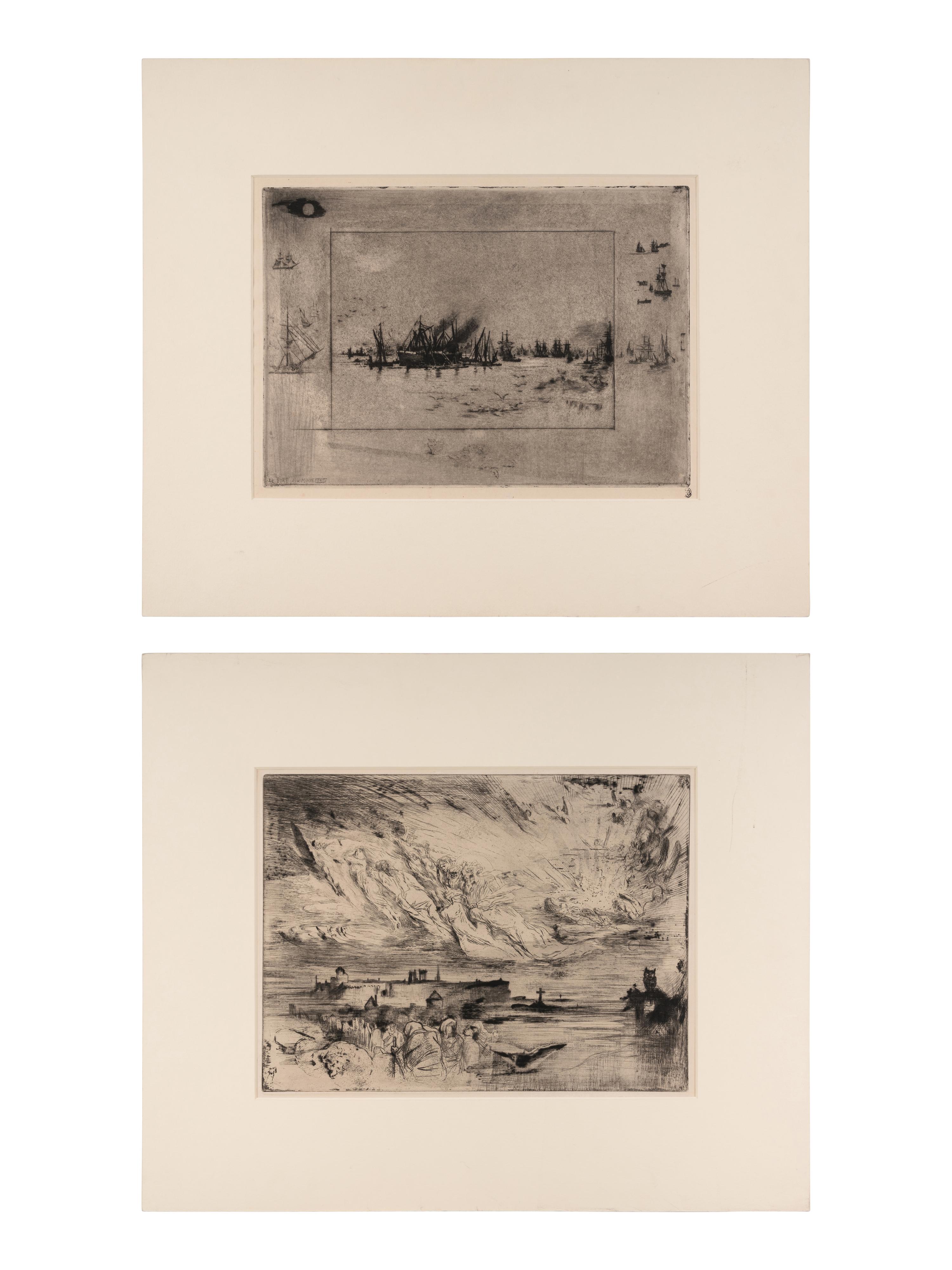 Les Esprits des Villes-Mortes and Le Port aux Mouettes (two works), 1886