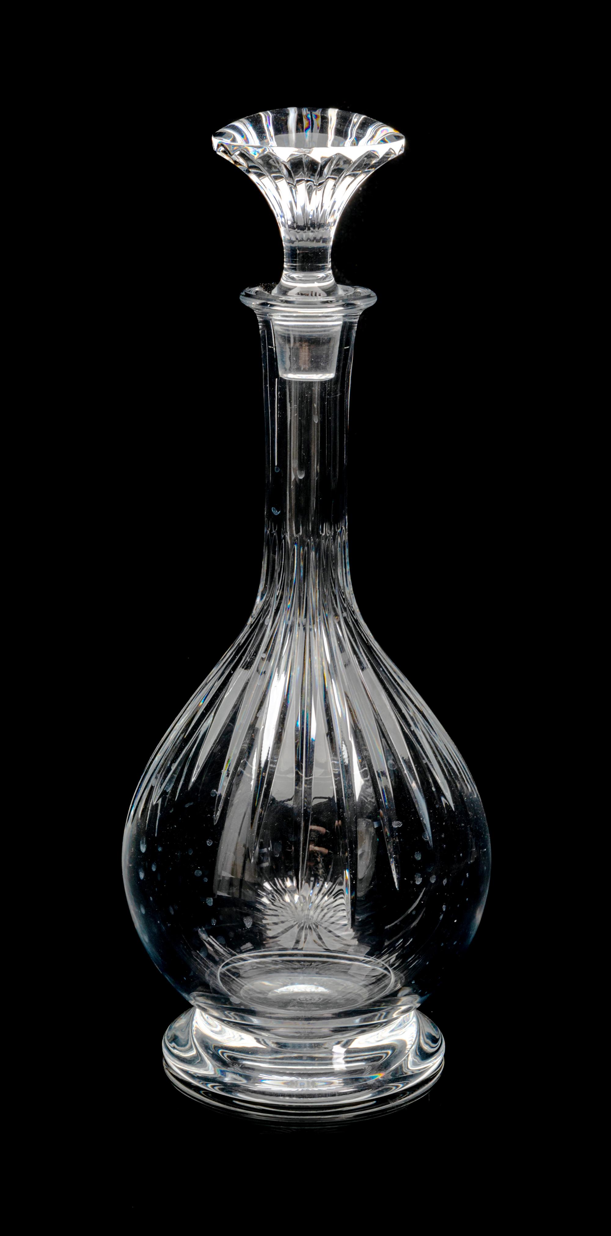 A Baccarat Decanter Height 13 3/8 inches.