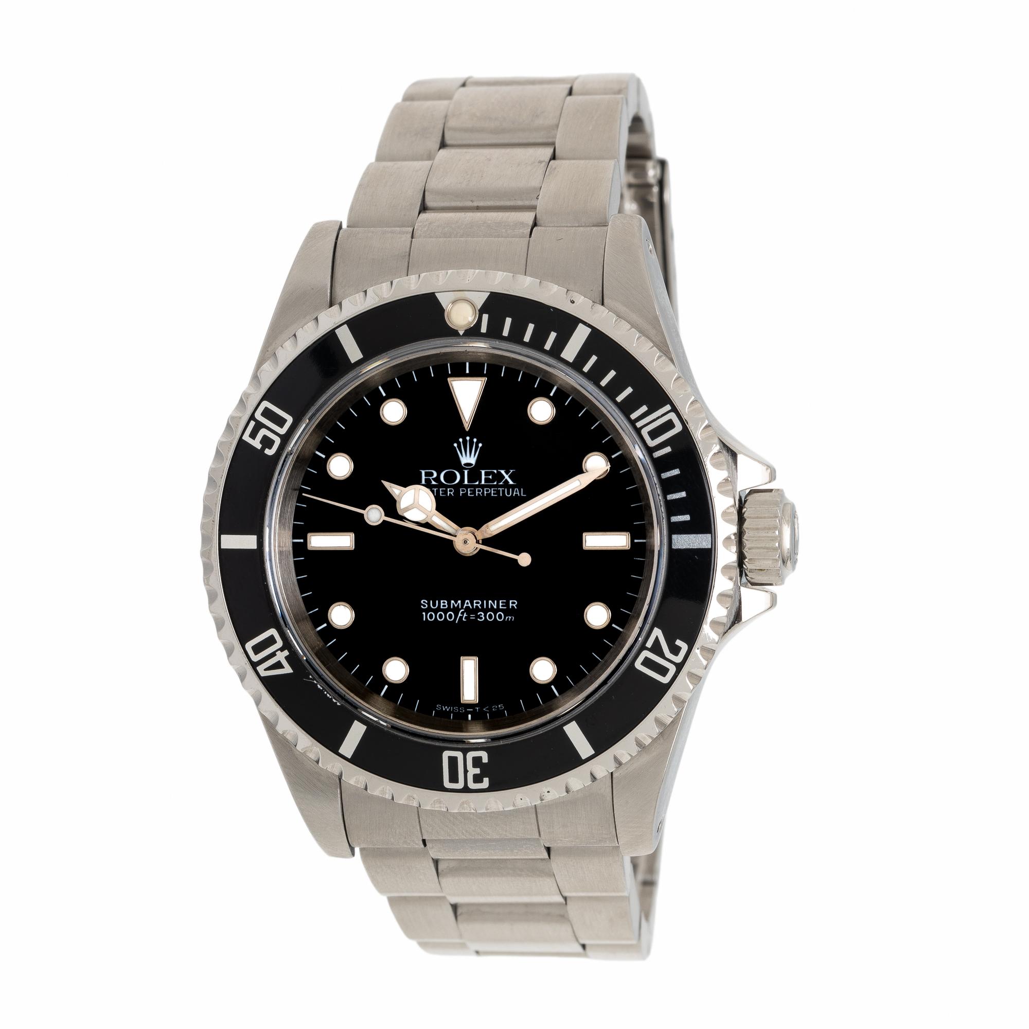 Rolex, Ref. 14060, Stainless Steel 'No Date' 'Submariner' Watch, with Box & Papers