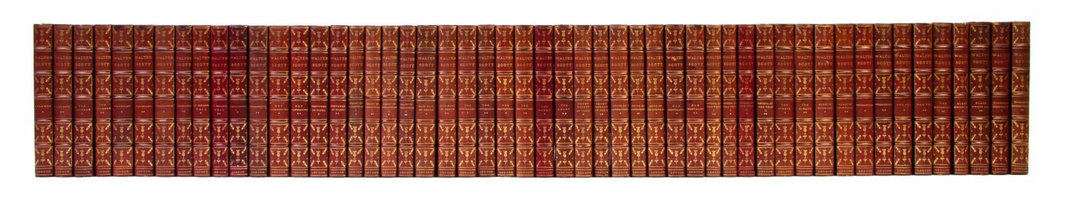 (COLLECTED WORKS) SCOTT, SIR WALTER. Complete Works. London, c. 1900. 52 vols. Limited.