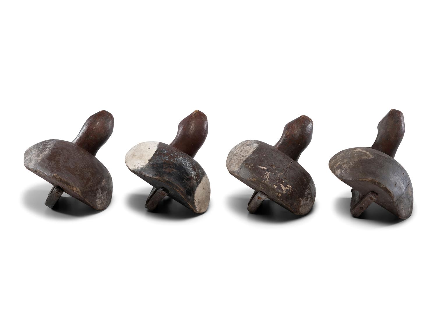 Four Carved and Painted Wood Duck Decoys