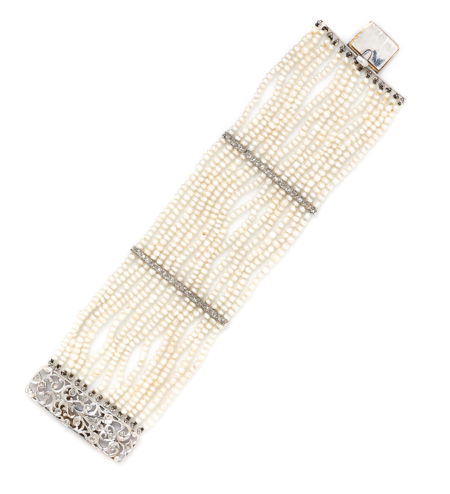 A Collection of Antique Diamond and Seed Pearl Jewelry, 45.20 dwts.