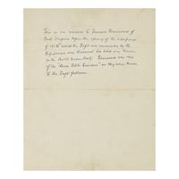 [Presidential] Roosevelt, Theodore. Typed Letter, signed